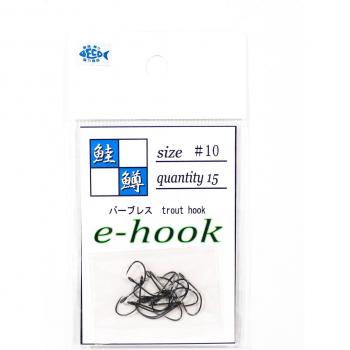 Jackall E-Hook Size 10 Single Hook for Trout