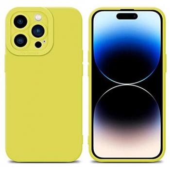 Housse de Protection TPU FLUID JAUNE pour iPhone 14 PRO MAX