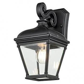 Elstead Bayview Outdoor Wall Lantern Black