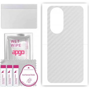 Film Wrap Vinyle Transparent à Motif Carbone pour Oppo A98 5G