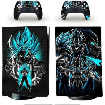 Pegatina Vinilera PS5 Anime Consola y Controlador