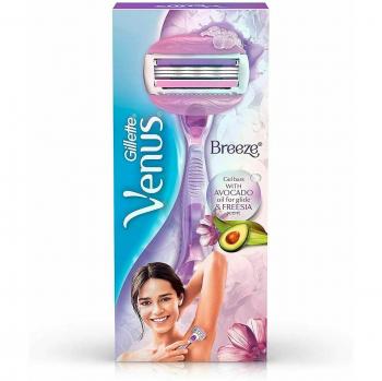 Gillette Venus Breeze Rasoio per la depilazione da donna con oli di avocado