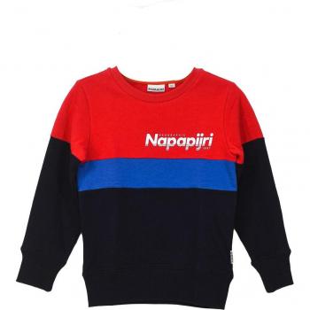 Sudadera de manga larga con cuello redondo Napapijri niño rojo 8 años