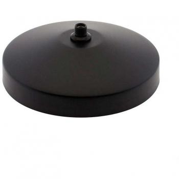 Pé de Base Baround em Aço Preto Lacado 225mm – Candeeiros LED de Pé