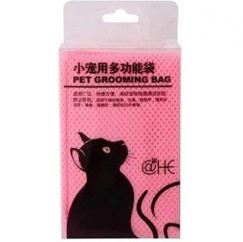 Sac de bain en maille pour chat multifonction