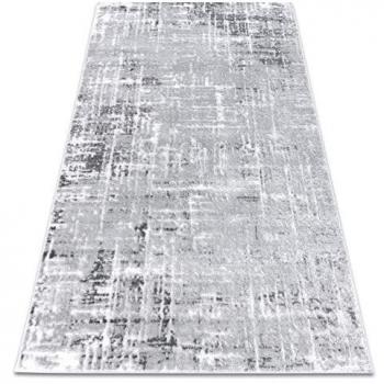 Dywany Luszczow - Tappeto Mefe Moderne 8722 Linee Vintage - Structural Due Livelli Di Pile Grigio / Bianca Toni Grigio E Argento 240x330 Cm