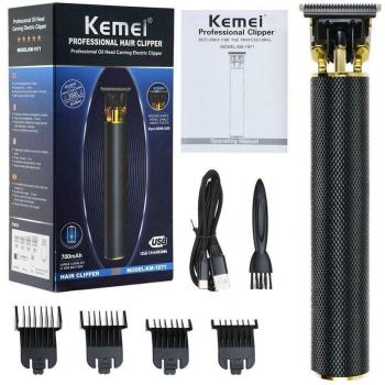 Kemei 1971 Profi T‑Outliner Skelett Haarschneidemaschine (kabellos)