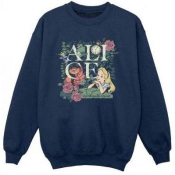Felpa Disney Alice nel Paese delle Meraviglie con Motivo Foglie