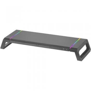 Mars Gaming MGS-One Soporte para Monitor Chroma RGB Tamaño Ajustable Negro