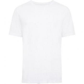 Mavi Crew-Neck Basic Shirt Herren Weiß Kurzarm Rundhals 50/50 Baumwolle Polyester