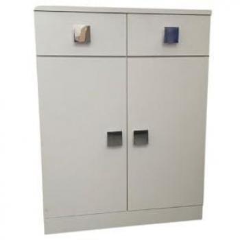 Toscohome Mobile multiuso 60x78h cm con due ante e cassetti colore bianco larice