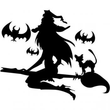Autocollants muraux 3D pour Halloween