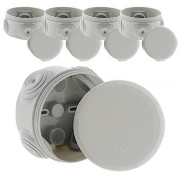 Pack de 5 boîtes étanches Ø70mm - IP55