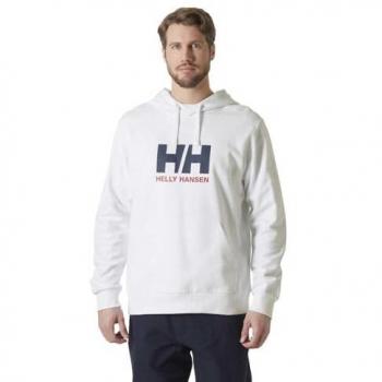 Sudadera Blanca Helly Hansen HH Logo Hoodie White