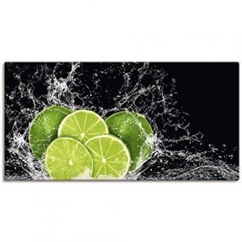 Spritzende Limone Wanddekoration