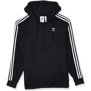 Adidas Sweat-Shirt 3-Stripes Homme Noir FR: M