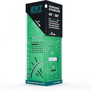 Gehrungs- und Anreißschablone ENT 99003, 3D-Aluminium‑Multitool in Grün