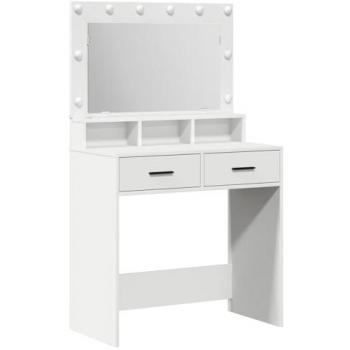 Mesa de Tocador Elegante con Iluminación LED 79x41x135 cm