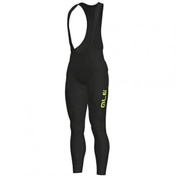Culote largo Alé Winter negro amarillo fluor - 3XL