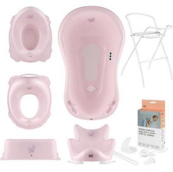 Baignoire HYLAT pour Bébé - Ensemble 7 pièces - Certifiée TÜV - Collection Prime