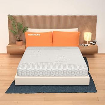MIASUITE Materasso Memory Foam Matrimoniale 170x190, Alto 21 cm - 4 Strati, Dispositivo Medico, Rivestimento Pure Bora