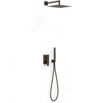 Kit Grifo TRES Rapid-Box 21128004KMB Empotrado Ducha 2 Vías Negro Bronce
