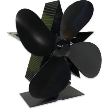 Quemador de chimenea de madera con ventilador