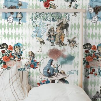 Wallpaper Alice nel Paese delle Meraviglie 250x200cm
