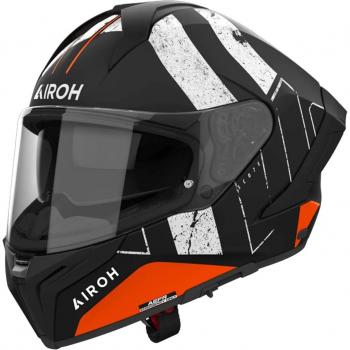 Airoh Matryx Scope Casque Noir Blanc Orange taille L