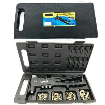 Kit Rivettatrice 66 Pz Inserti Filettati M3 M4 M5 M6
