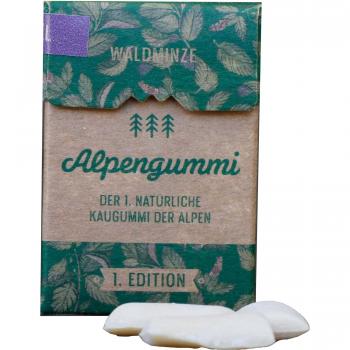 Alpengummi Chewing-Gum Menthe Sauvage, 12 g