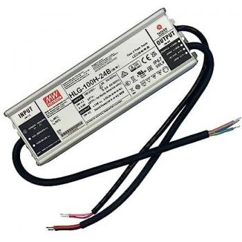 Alimentatore LED Meanwell HLG-100H-24B 96W 24V 4A Dimmerabile IP67