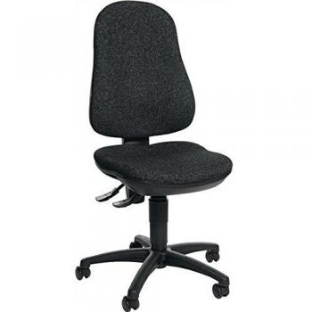 Topstar - Sedia da ufficio girevole con contatto permanente antracite 110kg