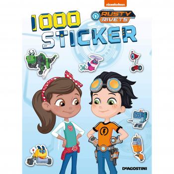 1000 sticker. Rusty Rivets. Con adesivi