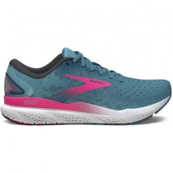 Brooks Ghost 16 Women's Shoes, Talla 41 - EUR Azul, Rosa, Azul Moruno