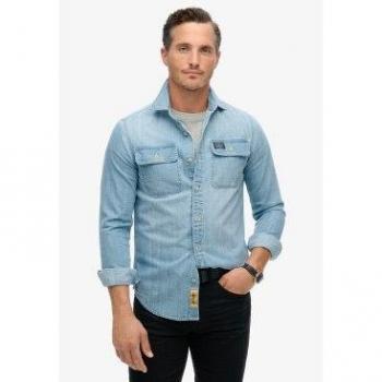 Superdry Herrenhemd EMBROIDERED WORKWEAR SHIRT