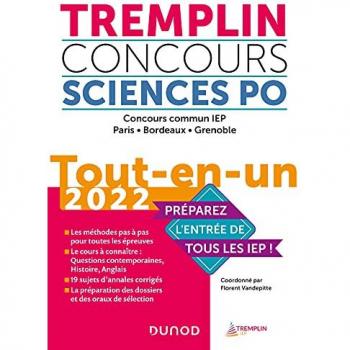 Florent Vandepitte Tremplin Concours Sciences Po Tout-En-Un 2022 - Concours Commun Iep, Paris, Bordeaux, Grenoble: Concours Commun Iep, Paris, Bordeaux, Grenoble (2022)