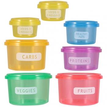 7 Pcs Multifunctional Fresh-Keeping Food Boxes for Children