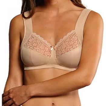 Anita Havanna Comfort Support Wireless Bra - Beige Nylon - Size 36B