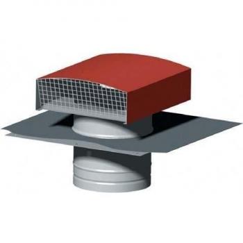 Chapeau de toiture Unelvent CT 125 A - Modèle gris