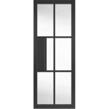 JB Kind City Black Clear Glazed Door 1981mm x 762mm x 35mm