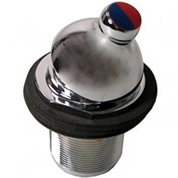 Aravon Stainless Steel Brushed Chrome Water Valve