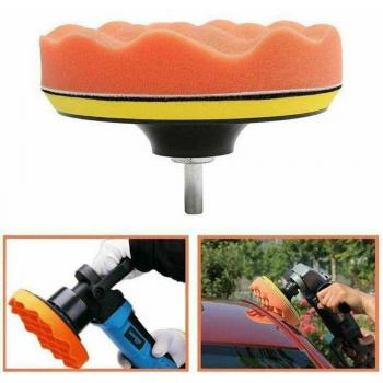 9pcs 5 Car Waxing Pads - Polishing Accessories