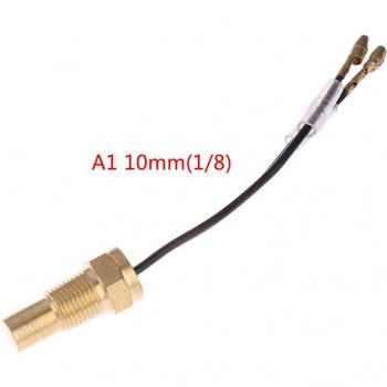 Digital Water Temperature Sensor 50K Head Plug 10/14/16/21MM for 12V/24V Vehicles