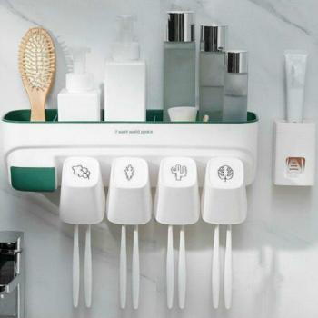 Mr Clean Australia Lazy Toothbrush Holder with Toothpaste Dispenser