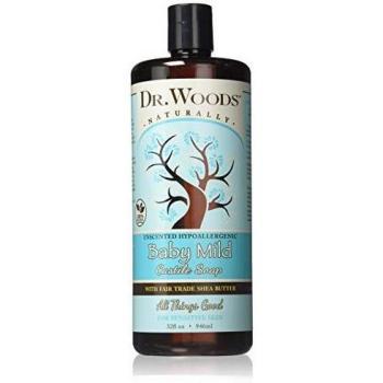 Dr. Woods Jabón de Castilla Bebé Suave Sin Aroma 946 ml