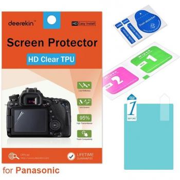 Deerekin HD Soft TPU Screen Protector for Olympus Cameras E-M1/II, E-M5II, E-M10 Mark IV II III, E-PL9, E-PL8, E-PL7, E-PL10