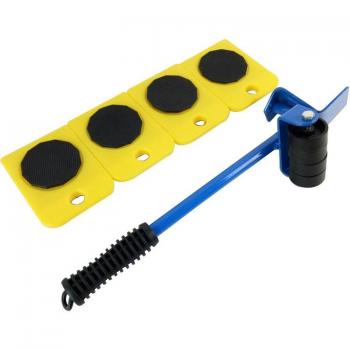Kit de Rodillos para Transporte de Muebles - 5 Piezas