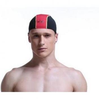 Men's Elastic Swim Cap with Waterdrop Design