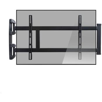 MonLines MWH035B Schwenkhalterung 180° für Fernseher bis 70 Zoll, schwarz
